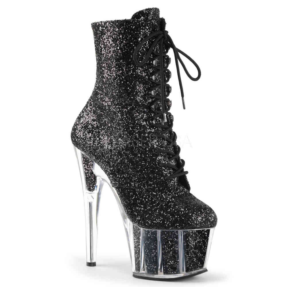 Pleaser - ADORE1020G Bottes de plateforme, Pole dance chaussures - Chaussures de pole dance - Noir Product image